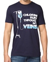 chlorine blue t shirt