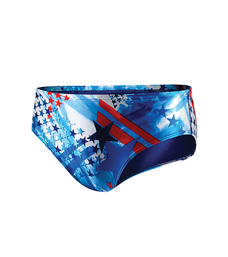 Team Speedo Home of the Fast Brief Swimsuit (Americana) at SwimOutlet.com