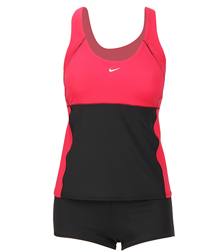 Nike Swim Racerback Tankini Two Piece Swimsuit at SwimOutlet.com - Free ...