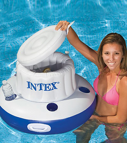 intex mega chill inflatable floating cooler