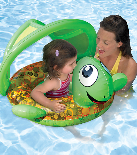 turtle float swimming