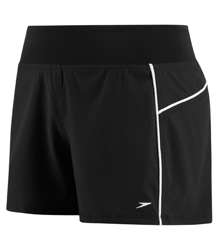 Speedo Four-Way Stretch Short with Zip Pocket at SwimOutlet.com