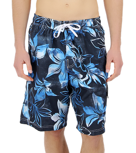 Speedo Men's Weathered Floral Volley at SwimOutlet.com - Free Shipping