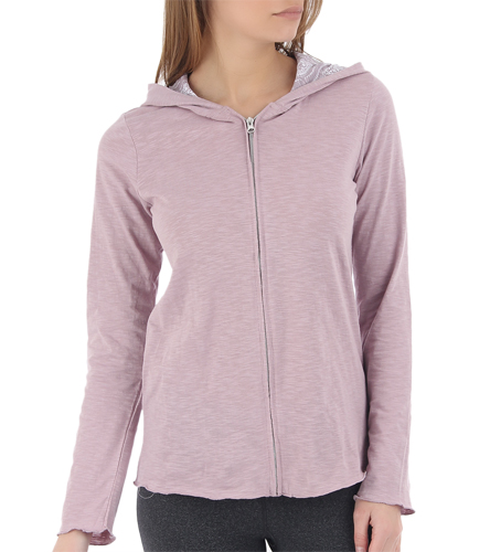 Carve Designs Women's Zipper Line Yoga Hoodie at YogaOutlet.com - Free ...