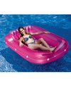 swimline 71 inch swimming pool inflatable suntan tub lounge water raft float