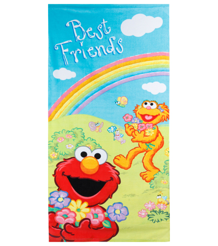 JP Imports  Elmo  and Zoe Beach Towel at SwimOutlet com