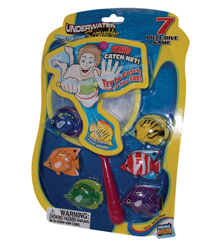 Prime Time Toys Dive 'N Grab Tropic Reef Scrambler Underwater Fishing ...