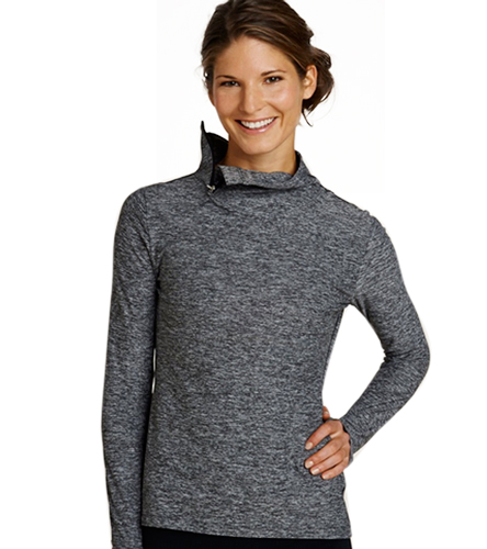 Oiselle Women's Lux Side Zip L/S Run Top at SwimOutlet.com - Free Shipping