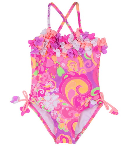 Hula Star Girls' Fantasia One Piece (2T-4T) at SwimOutlet.com