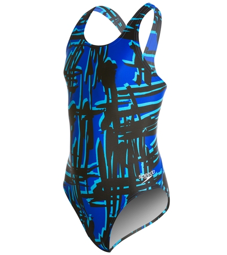 Speedo PowerFLEX Eco Must Be It Youth Dropback Swimsuit at SwimOutlet ...
