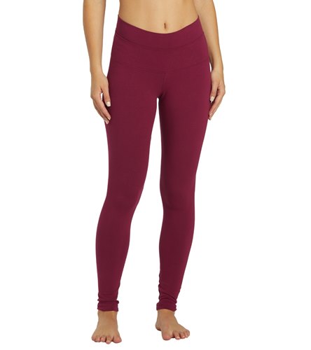 Hard Tail High Waisted Cotton Ankle Yoga Leggings at YogaOutlet.com ...