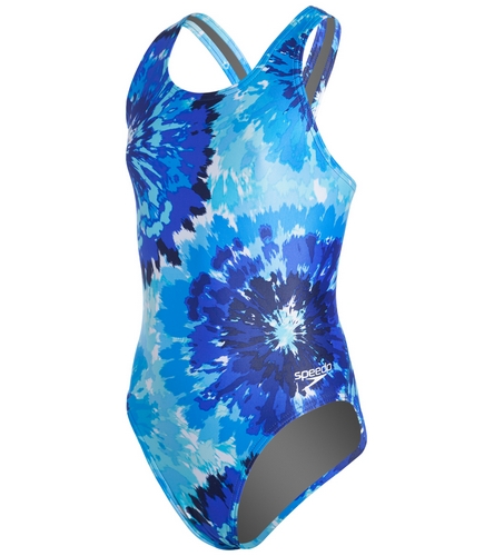 Speedo Youth Burst Drop Back One Piece Swimsuit at SwimOutlet.com ...