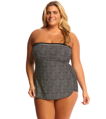 plus size bandeau bathing suits