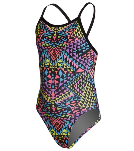 Amanzi Girls' Montezuma One Piece Swimsuit at SwimOutlet.com - Free ...