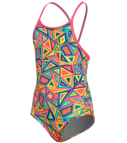 Funkita Toddler Girls' Crazy Crayon One Piece Swimsuit at SwimOutlet.com