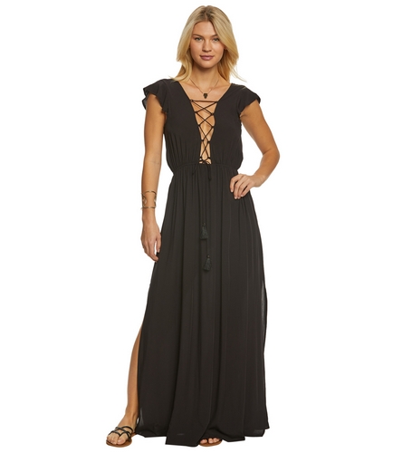 Vince Camuto Riviera Solid Maxi Cover Up Dress at SwimOutlet.com - Free ...