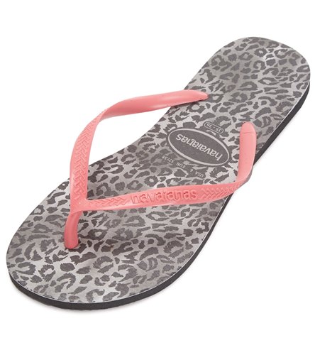 havaianas leopard slim