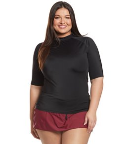 plus size swim tee and shorts