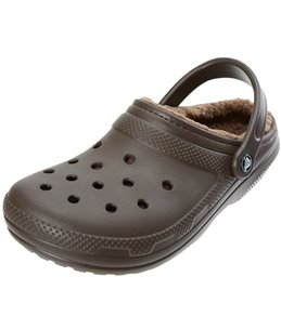 crocs classic fuzz lined adult clogs