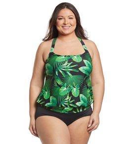 women's plus size swimsuit tops