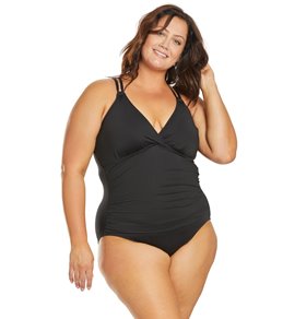 la blanca running stitch one piece