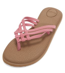 sanuk women's yoga mat wedge flip flop sandal