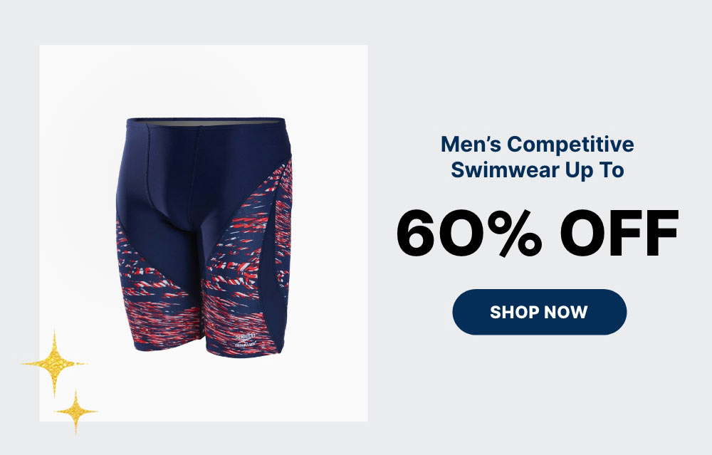 Up to 60% Off Men's Competitive Swimwear