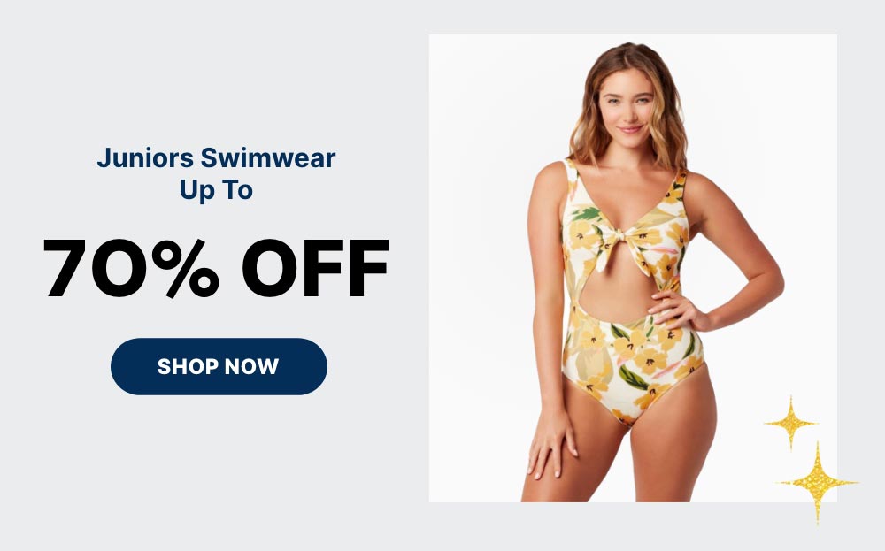 Up to 70% Off Women's Junior Swimwear