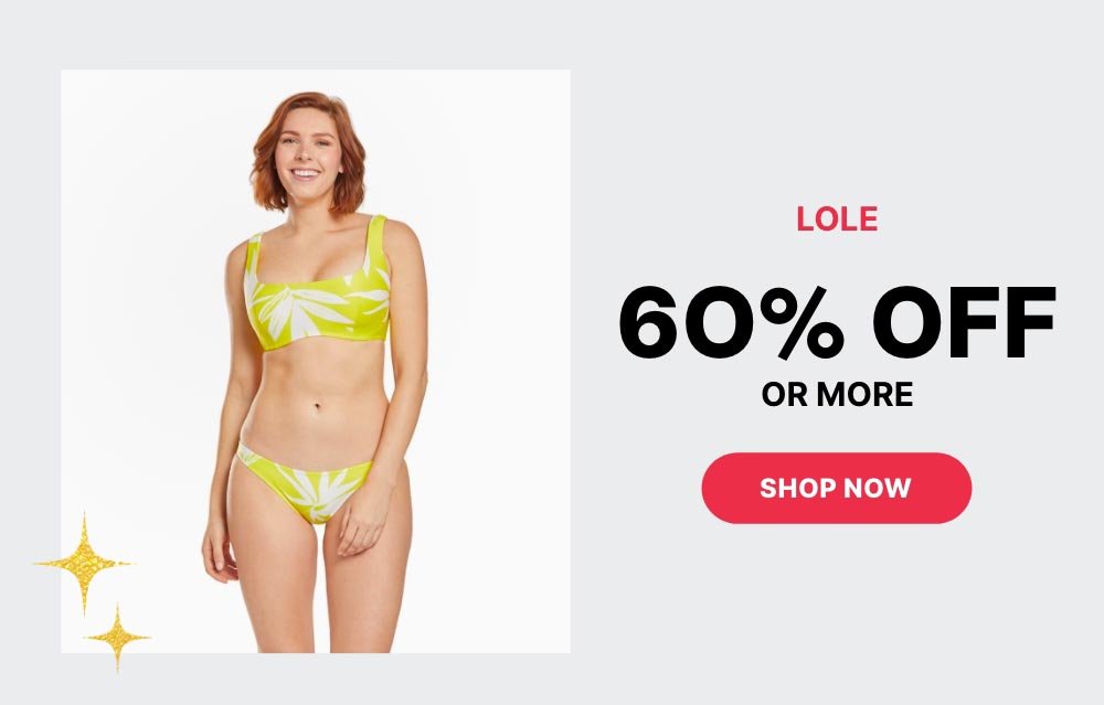 Lole 60% off or More!