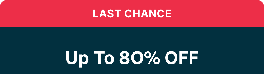 Up to 80% Off