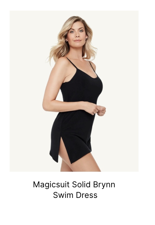 Magicsuit by Miraclesuit Solid Brynn Swim Dress